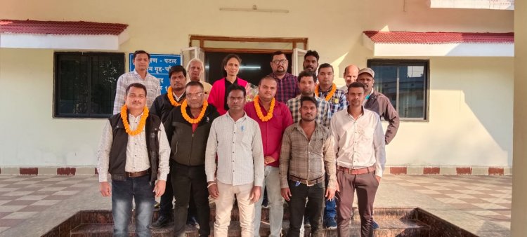 छत्तीसगढ़ जर्नलिस्ट वेलफेयर यूनियन जांजगीर-चांपा का चुनाव संपन्न, प्रदेश अध्यक्ष अमित गौतम व प्रदेश के अन्य पदाधिकारी भी हुए शामिल