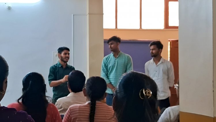 अज़ीम प्रेमजी जी फाउंडेशन के द्वारा बदलता परिवेश और युवाओं की भूमिका पर संवैधानिक मूल्यों को जोड़ते हुए चर्चा का आयोजन किया