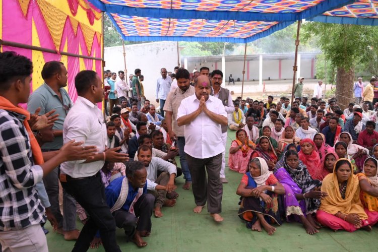 लोकसभा चुनाव के मद्देनजर महासमुंद लोकसभा के अंतिम छोर तक पहुंचे रायपुर उत्तर विधायक पुरन्दर मिश्रा