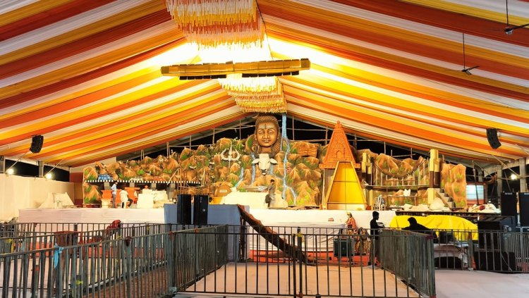 आमलेश्वर में शिवमहापुराण 27 से, भक्तों का आगमन शुरू...