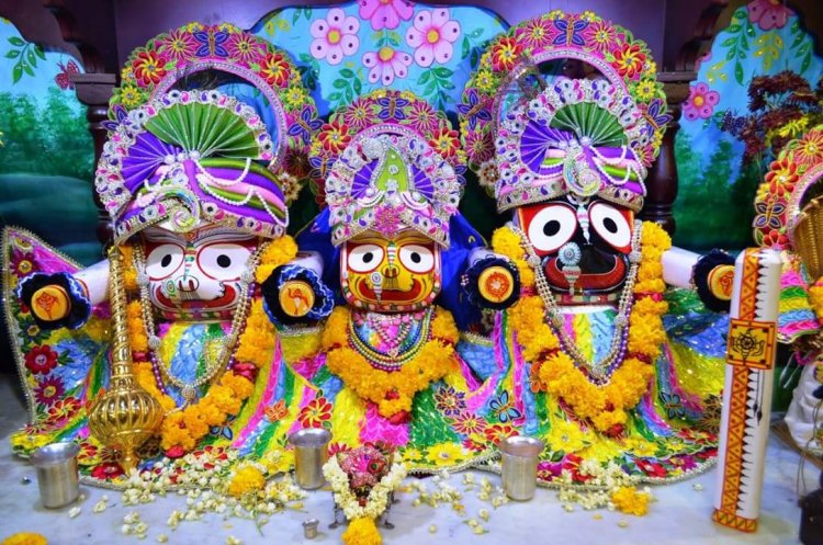 07 जुलाई को श्री जगन्नाथ महाप्रभु जी की रथयात्रा एवं बाहुड़ा यात्रा 15 जुलाई श्री जगन्नाथ मंदिर, गायत्री नगर, रायपुर में भव्य आयोजन