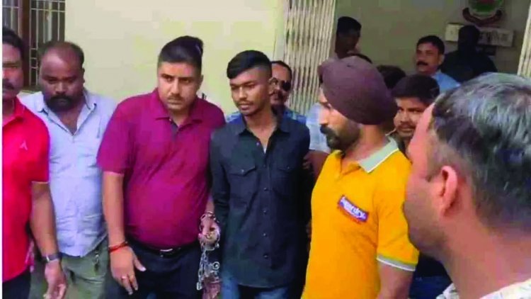 रायपुर कड़ी सुरक्षा के बीच गैंगस्टर अमन साव को कोर्ट लेकर पहुंची पुलिस