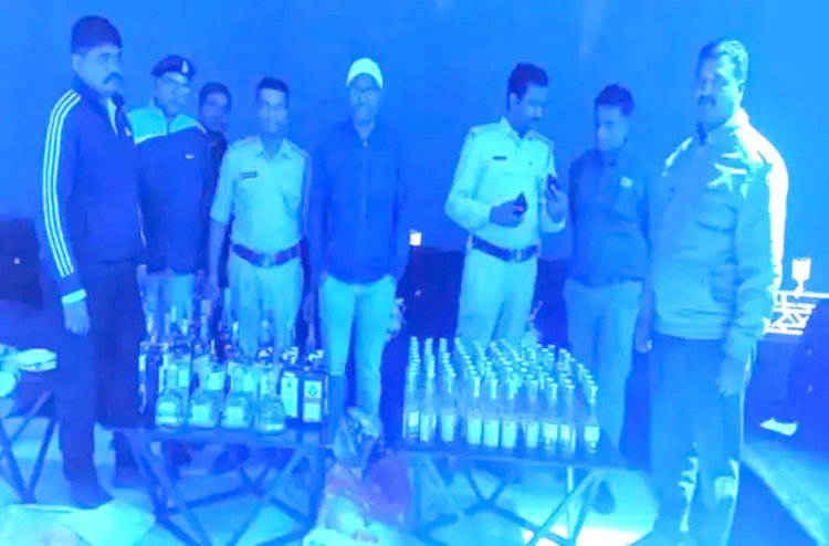 रायपुर इस फार्म हाउस में आबकारी विभाग ने मारा छापा, अवैध शराब के साथ 4 पकड़े गए