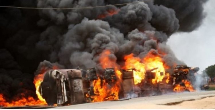 Rajasthan हाईवे पर बड़ा हादसा, LPG गैस से भरे टैंकर में धमका, 5 लोग जिंदा जले, 40 लोग झुलसे