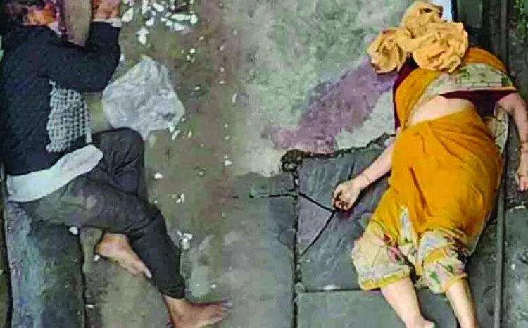 छत्तीसगढ़ राज्य बुजुर्ग भाई-बहन की हत्या, आंगन में पड़ा था दोनों का शव