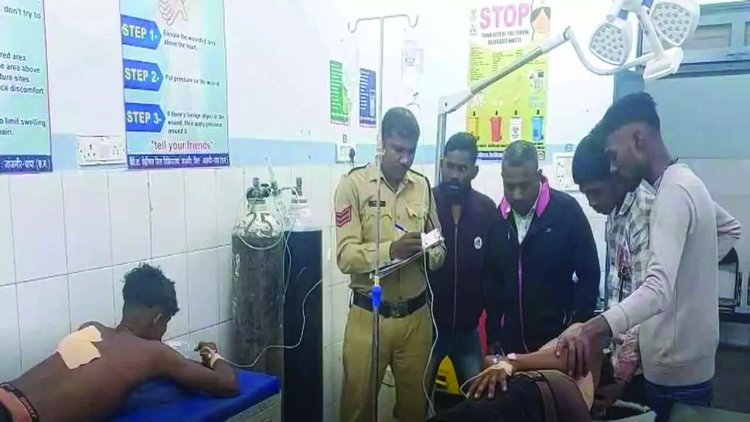 छत्तीसगढ़ राज्य बारातियों पर चाकू से हमला, एक गंभीर