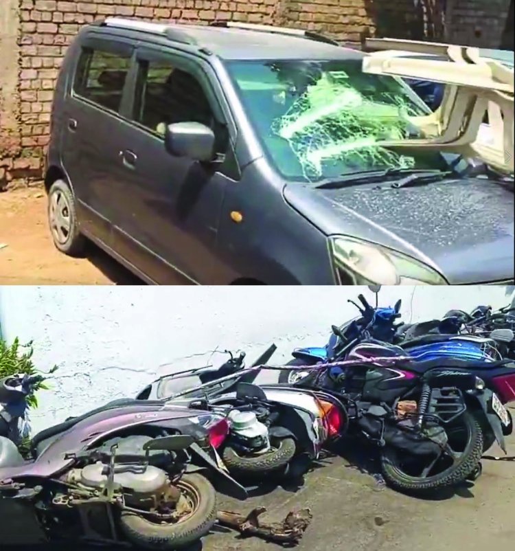 धर्मांतरण को लेकर रायपुर में जमकर हंगामा और तोड़फोड़