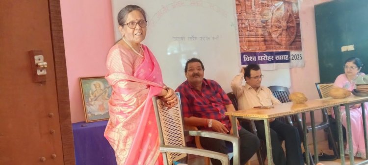 शासकीय दंतेश्वरी पी.जी. महिला महाविद्यालय, जगदलपुर में विश्व धरोहर सप्ताह कार्यक्रम का आयोजन
