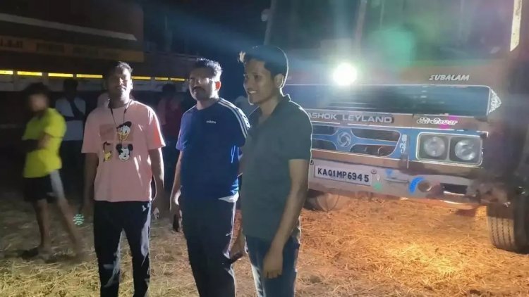 बिना अनुमति के बोर खनन, राजस्व विभाग की टीम ने वाहन को किया जब्त