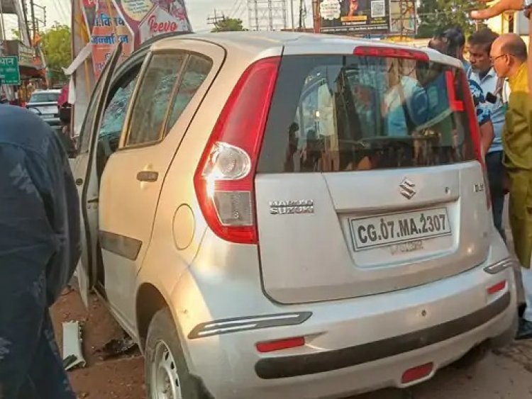 भिलाई सुबह-सुबह पोल से टकराई तेज रफ्तार कार, युवक-युवती की मौत