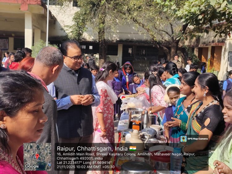 " नवीन शासकीय महाविद्यालय अमलीडीह में छत्तीसगढ़ी व्यंजनों की बहार"