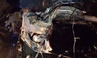 तेज रफ्तार ऑडी का कहर, ओवरब्रिज पर टकराई कार, चालक घायल