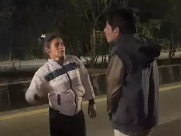 कोनी रोड पर युवक-युवती का हाई वोल्टेज ड्रामा, थप्पड़ों और आत्महत्या की धमकी से मचा हंगामा