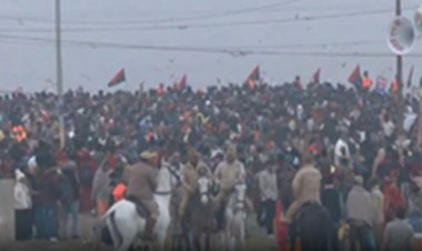 प्रयागराज में माघ मेला-2026 का शुभारंभ, स्नान पर्व में उमड़ा श्रद्धालुओं का सैलाब