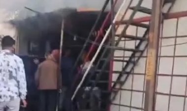 टाटीबंध में रूम हीटर से लगी आग, बुजुर्ग की जिंदा जलकर मौत