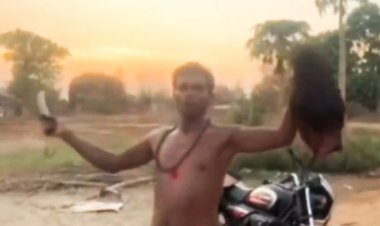 कोरबा  हैवानियत की हद पार, पत्नी की हत्या कर सिर लेकर गांव में घूमता रहा पति