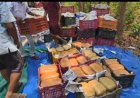 आम की कैरेट के नीचे छिपाकर ले जा रहे थे 207 किलो गांजा