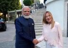 इटली पहुंचे पीएम मोदी ने जॉर्जिया मेलोनी को भेंट किया मेलोडी टॉफी का पैकेट