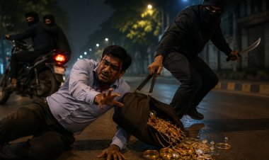 राज्य  तलवार की नोक पर करोड़ों की लूट, ज्वेलरी स्टोर मैनेजर पर हमला कर बदमाश फरार