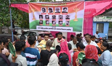 झीरम घाटी शहादत दिवस पर कांग्रेस ने DKS अस्पताल में लगाया भंडारा