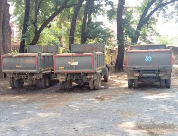 सरगुजा में अवैध रेत खनन पर प्रशासन का कड़ा प्रहार: 34 गाड़ियाँ ज़ब्त, भारी जुर्माना लगाया