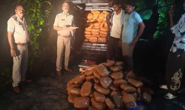 जशपुर पुलिस ने पकड़ा सवा करोड़ का गांजा, 2 अंतरराज्यीय तस्कर गिरफ्तार