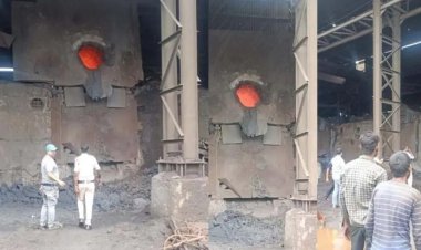 रायगढ़ के प्लांट में बड़ा हादसा: इंडक्शन फर्नेस फटने से 5 मजदूर झुलसे, दो गंभीर