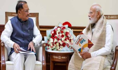 बस्तर के कायाकल्प की योजना को लेकर पीएम मोदी से मिले सीएम साय