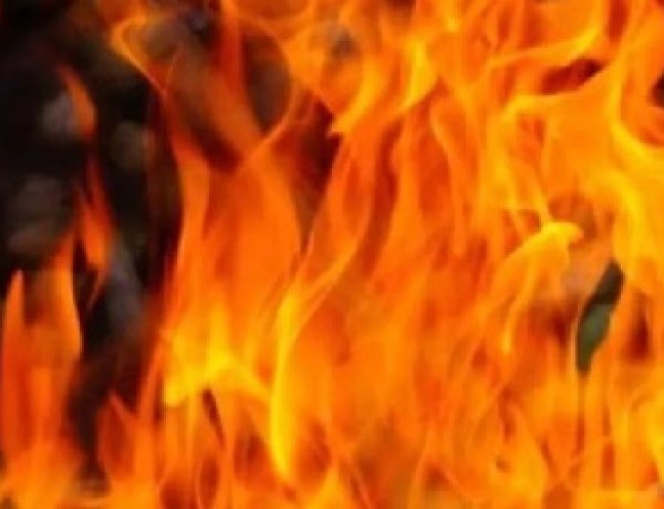 चलती हाईवा में लगी भीषण आग, चालक समेत 3 लोग गंभीर रूप से झुलसे