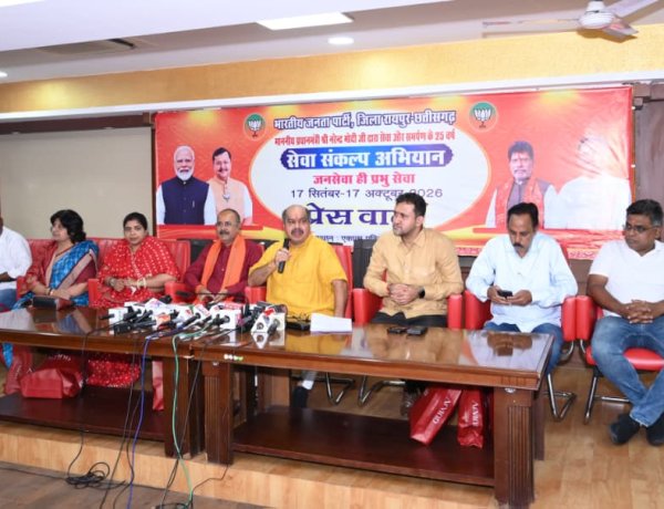 जनता के विश्वास से विकास की नई उड़ान, रायपुर उत्तर में ढाई वर्ष में 438 विकास कार्यों को मिली गति : पुरन्दर मिश्रा