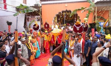 बस्तर दशहरा का हुआ समापन, कलश यात्रा के साथ माता मावली को दी गई आत्मीय विदाई